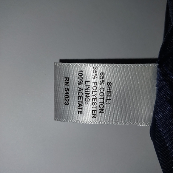 Banana Republic Navy and White Strapless Dress - Picture 15 of 16